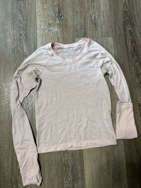 lululemon baby pink long sleeve